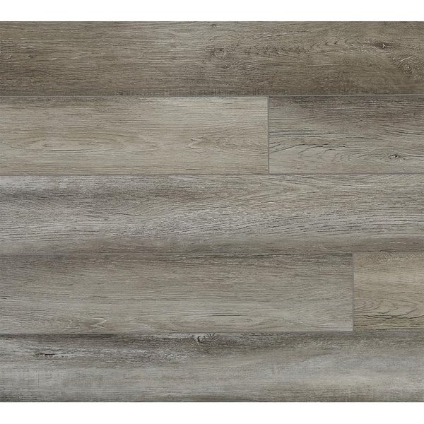 Healthier Choice Flooring Luxury Plank with Pad, 48 in L, 7 in W, Beveled Edge, Wood Look Pattern, Vinyl CVP102G01